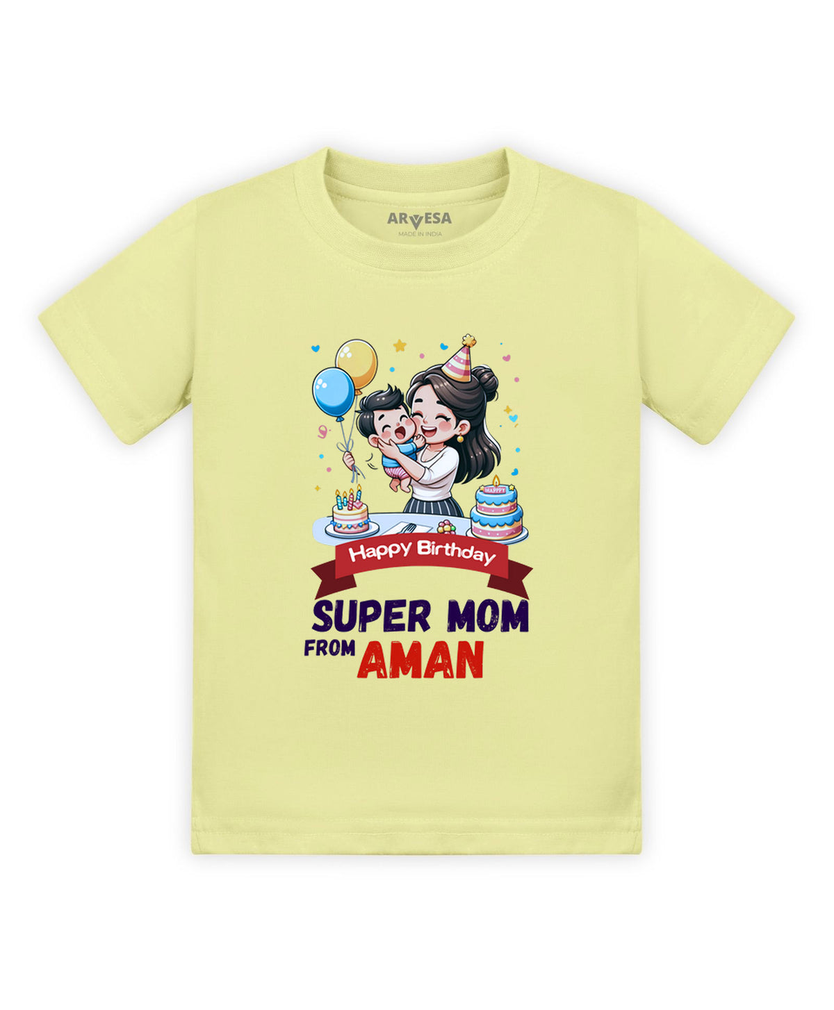 Yes | Happy Birthday Super Mom Mom Birthday - T-shirt
