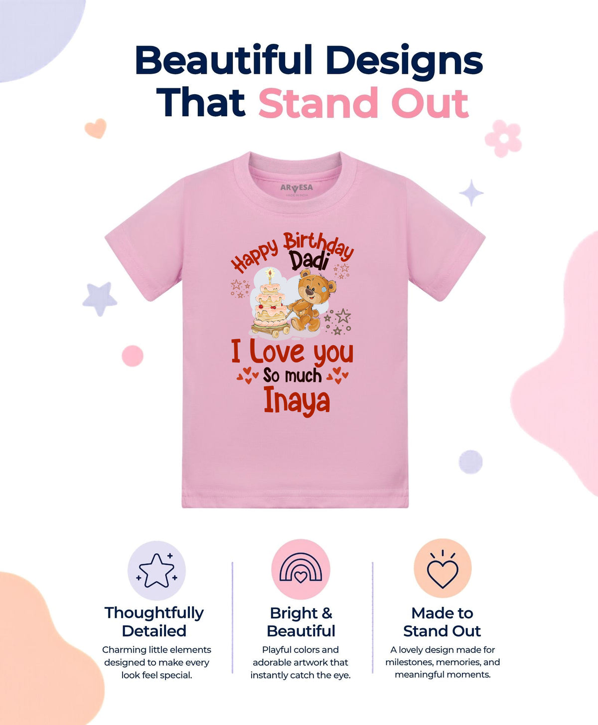 Yes | Happy Birthday Dadi Family Birthday - T-shirt