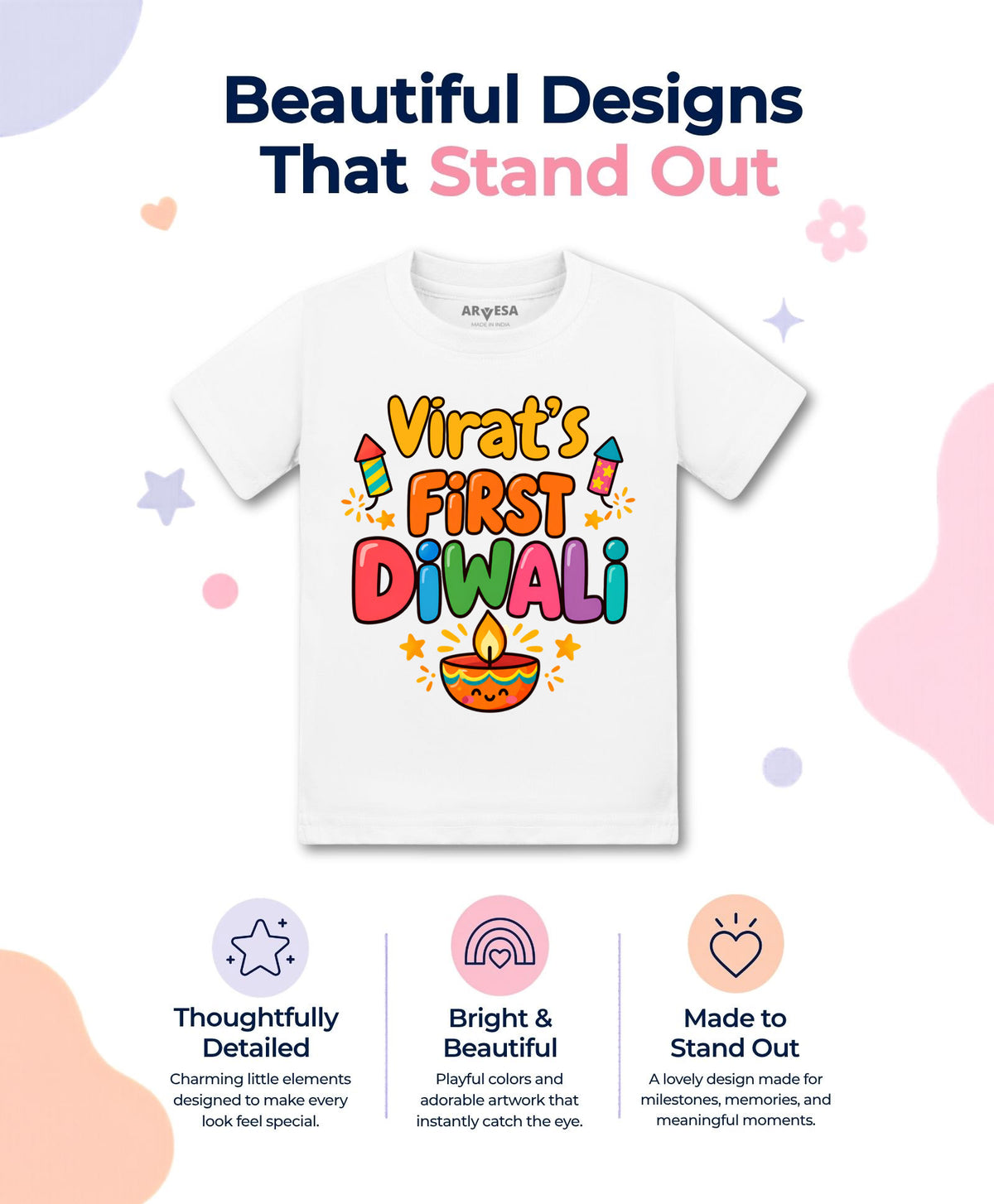 Yes | My First Diwali - T-shirt