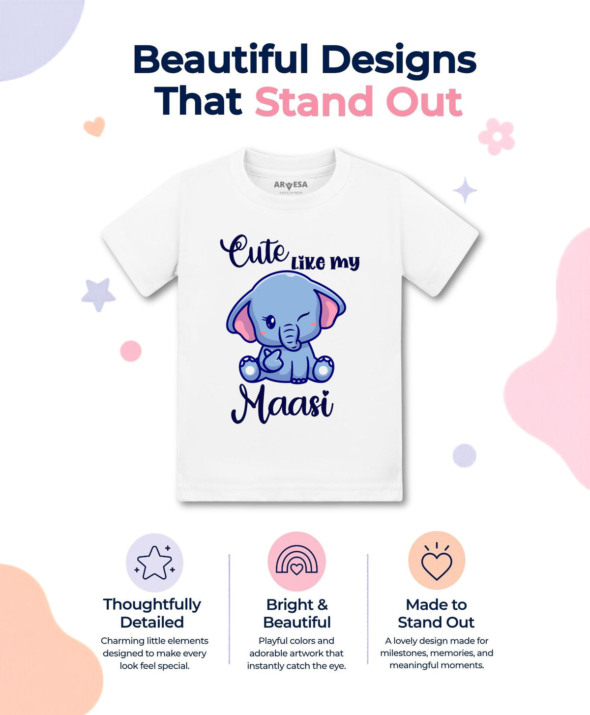 No | Cute Like My Maasi - T-shirt
