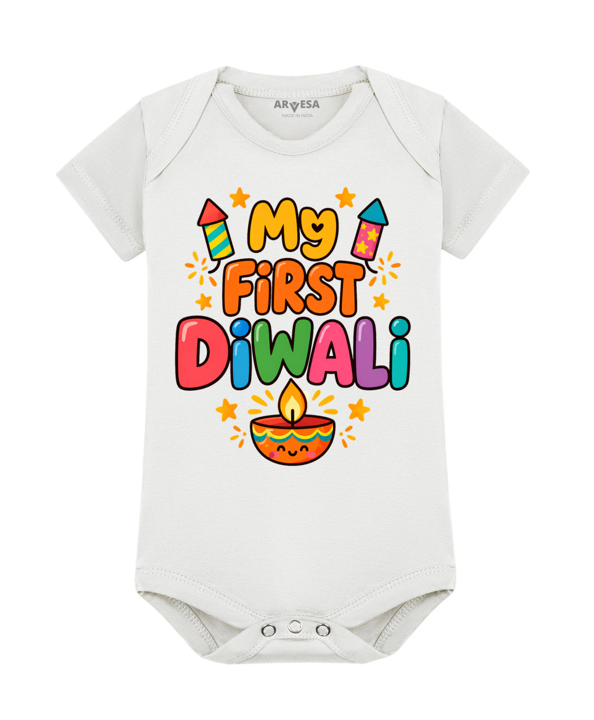 No | My First Diwali - Romper