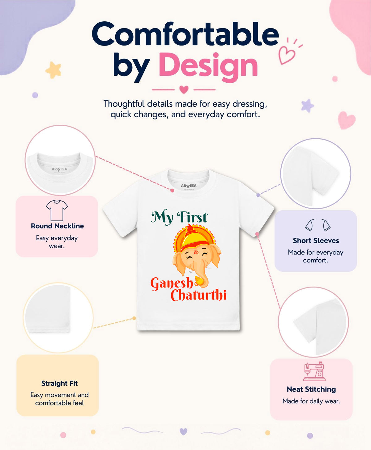 No | My First Ganesh Chaturthi - T-shirt