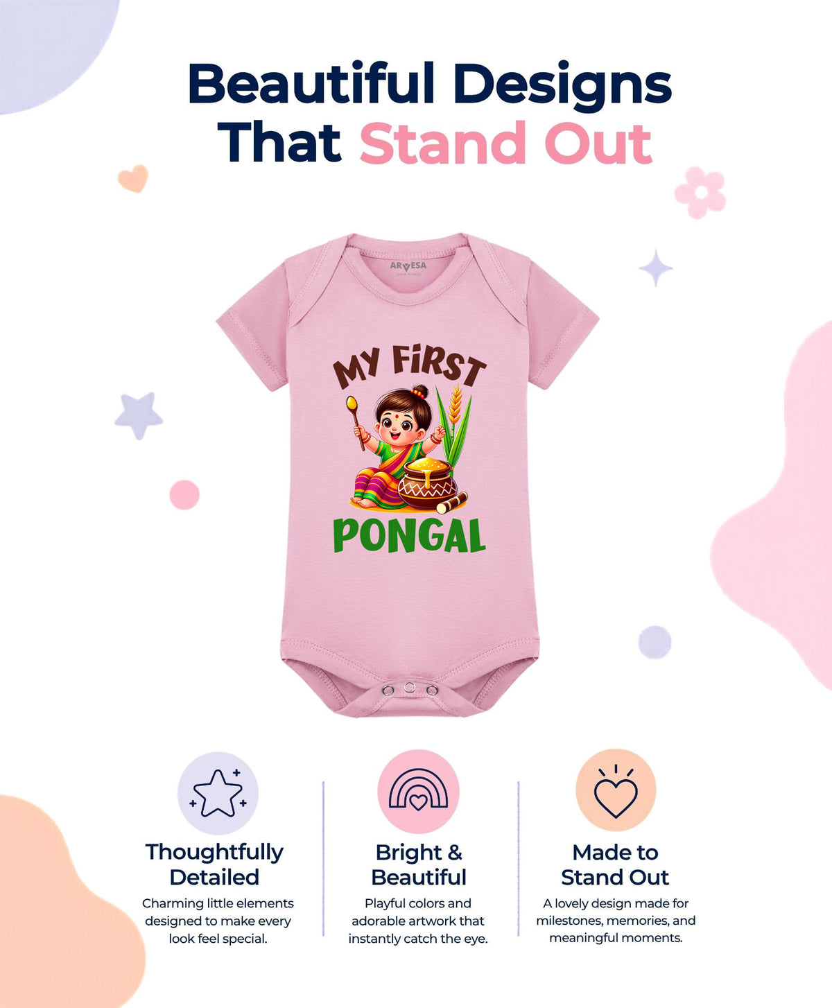 No | My First Pongal - Romper