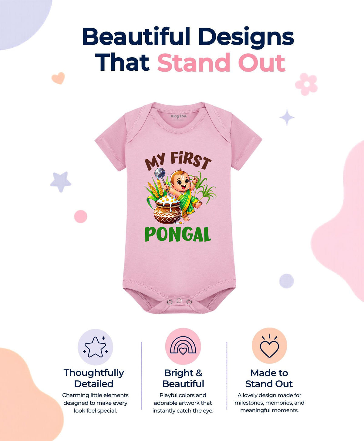 No | My First Pongal - Romper