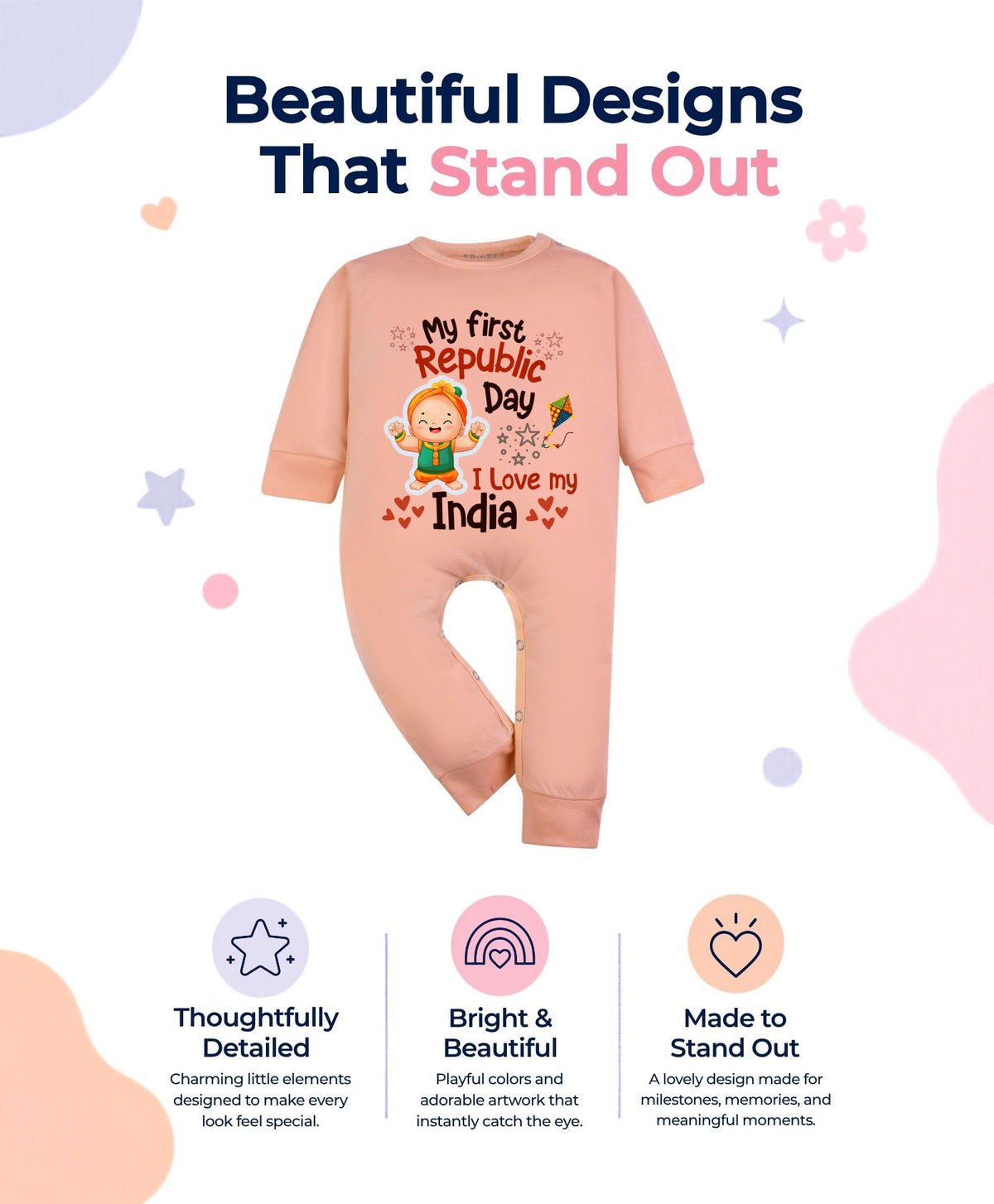 No | My First Republic Day - Jumpsuit
