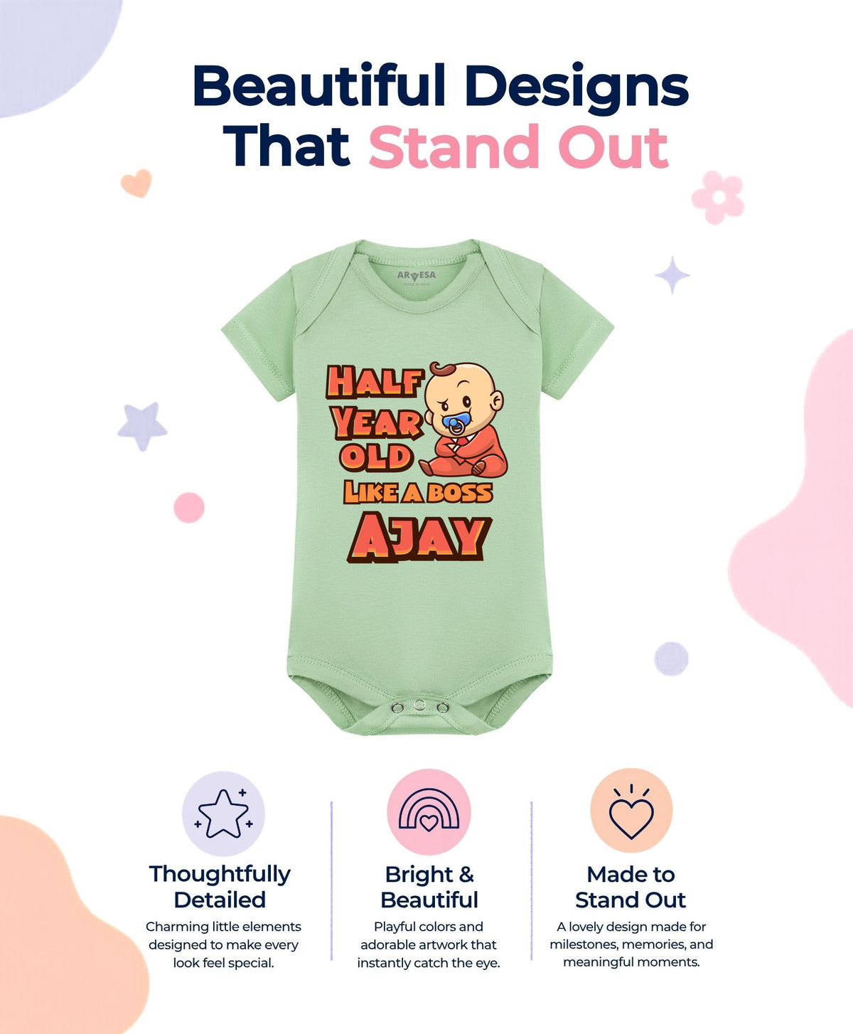 Yes | Half Birthday - Romper