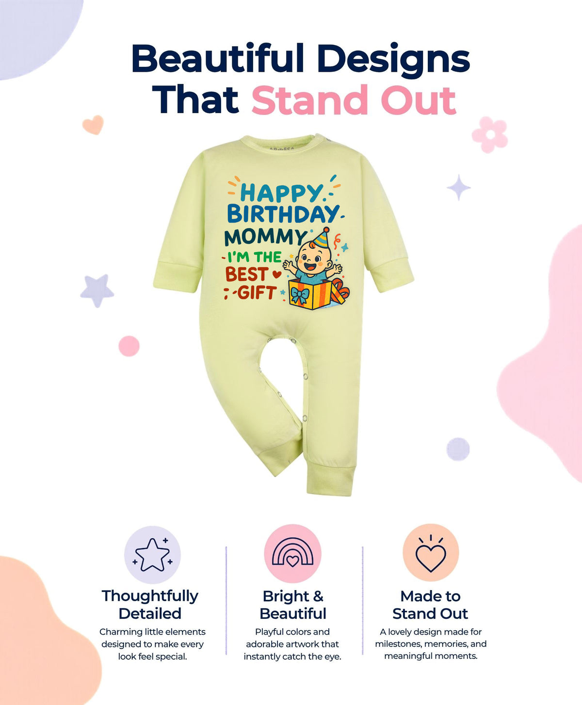 No | Happy Birthday Mommy I'm The Best Gift Mom Birthday - Jumpsuit