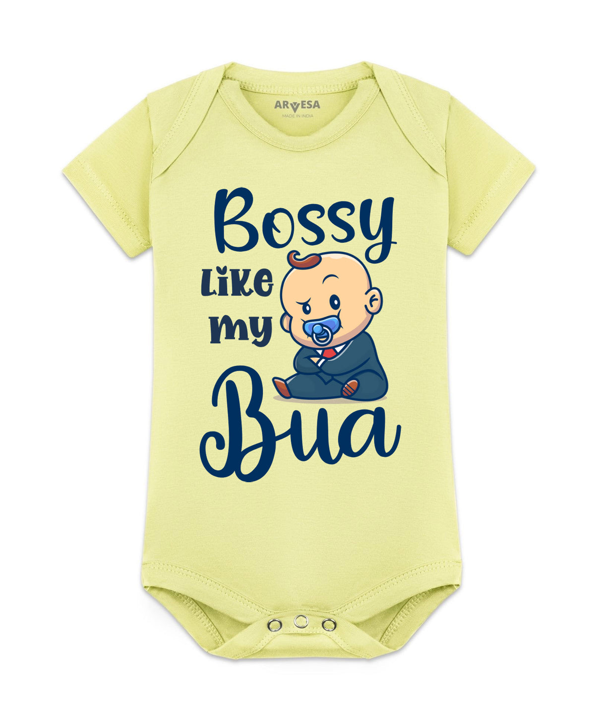 No | Bossy Like My Bua - Romper