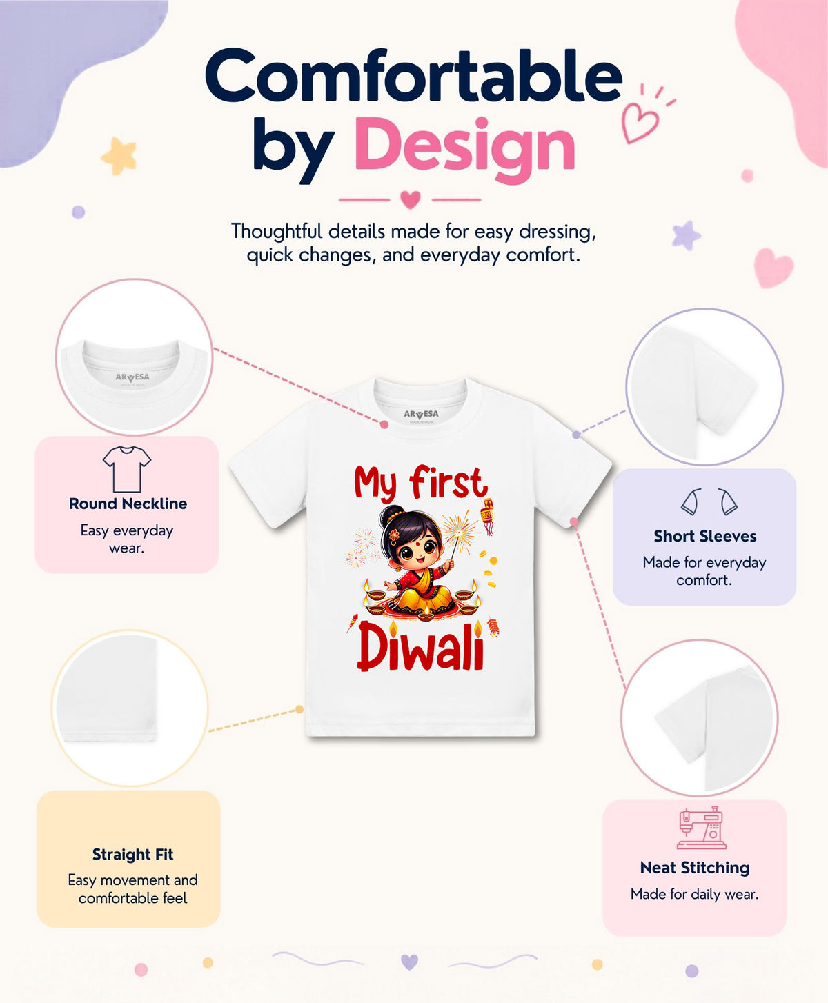 No | My First Diwali - T-shirt