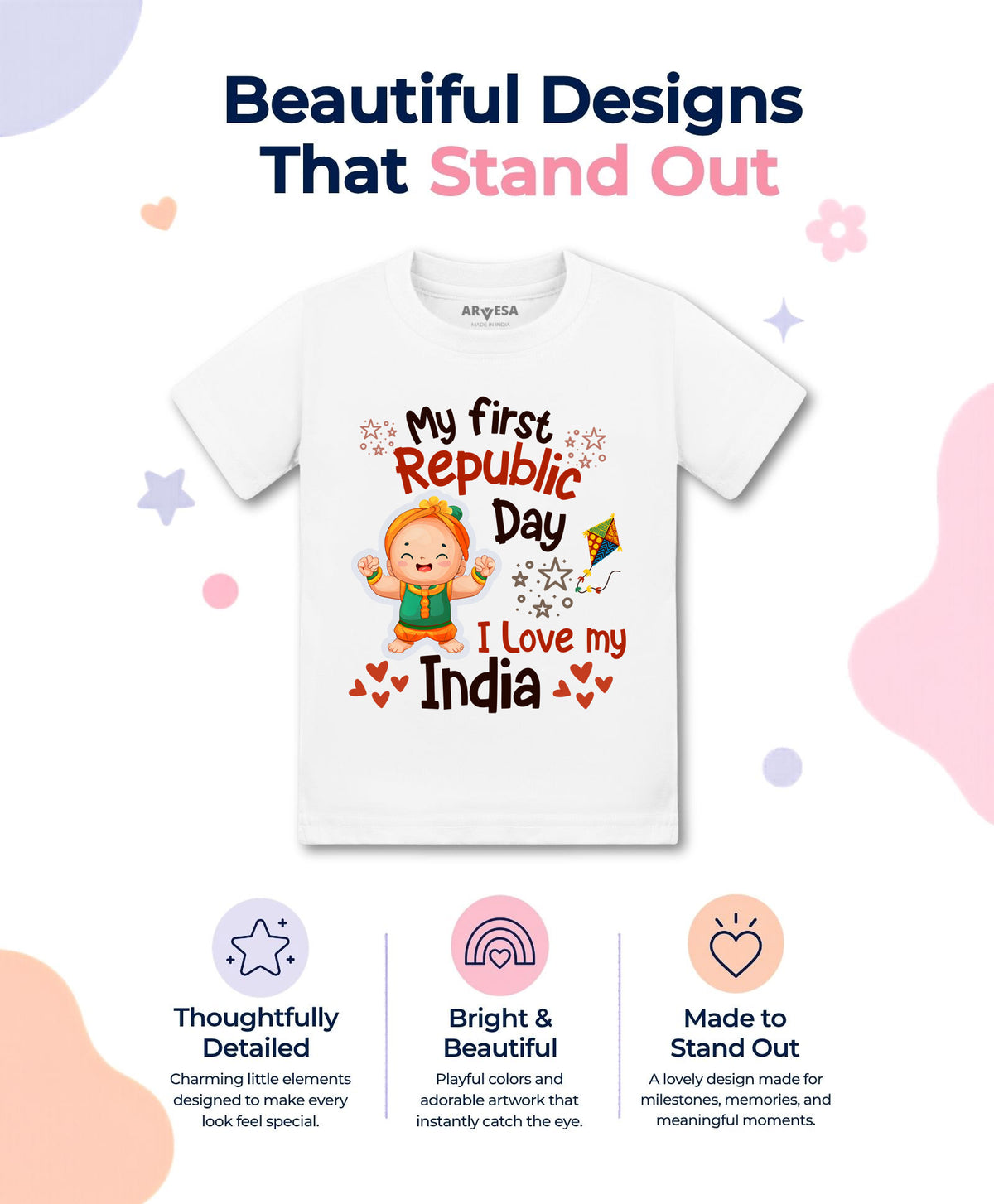 No | My First Republic Day - T-shirt