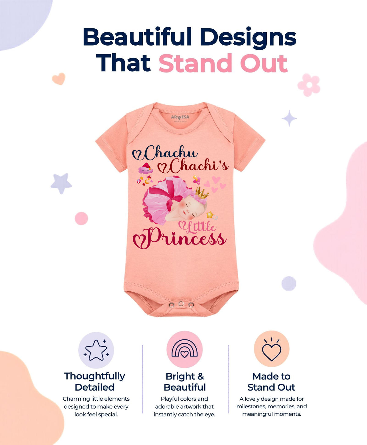 No | Chachu Chachi'S Little Princess - Romper