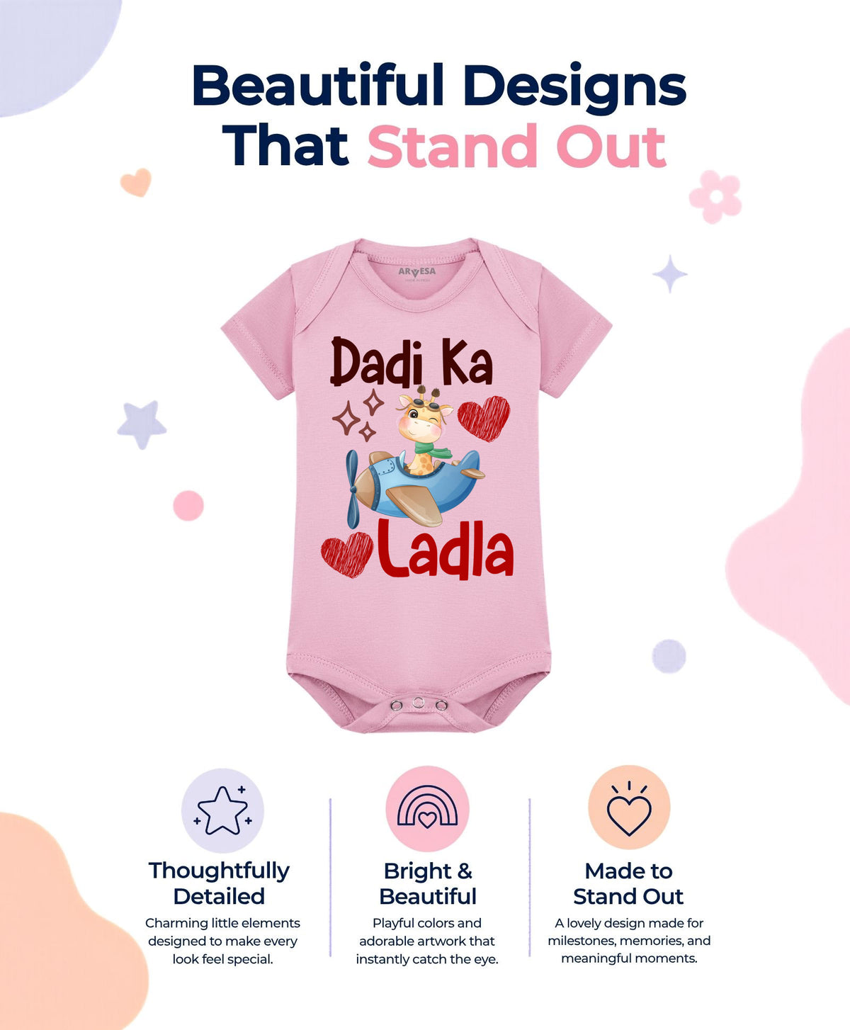 No | Dadi Ka Ladla Dada Dadi - Romper