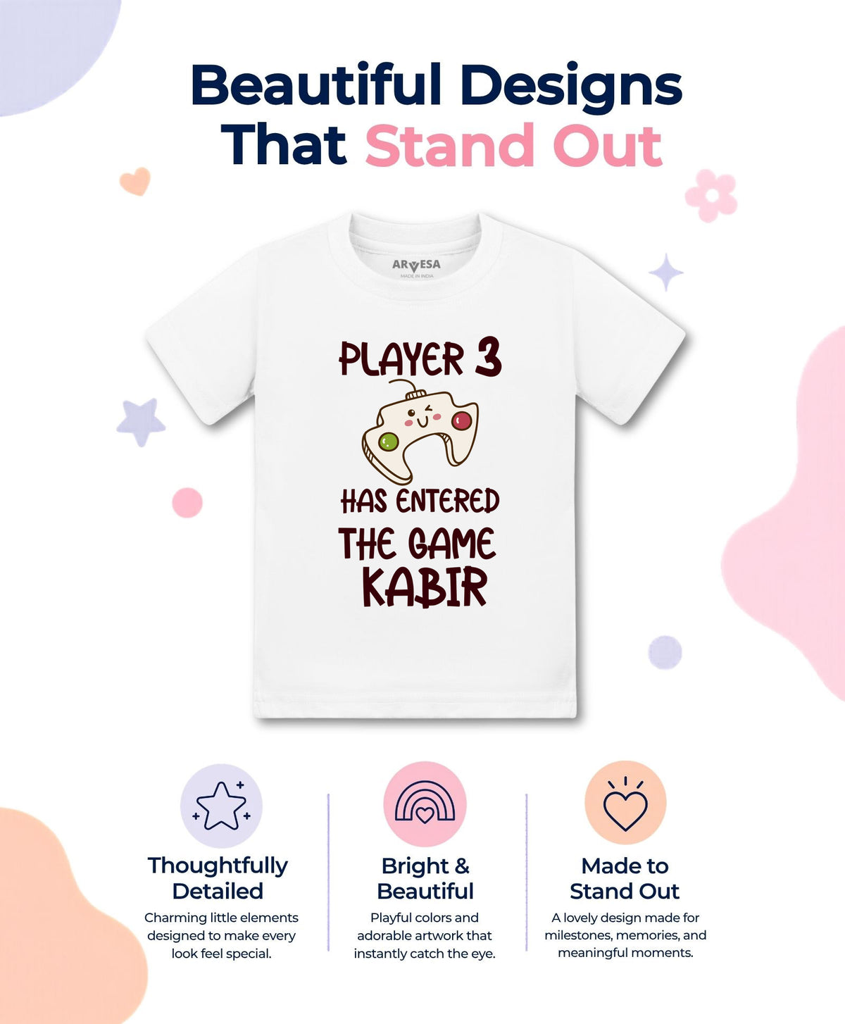Yes | Player 3 Entered The Game Quirky - T-shirt