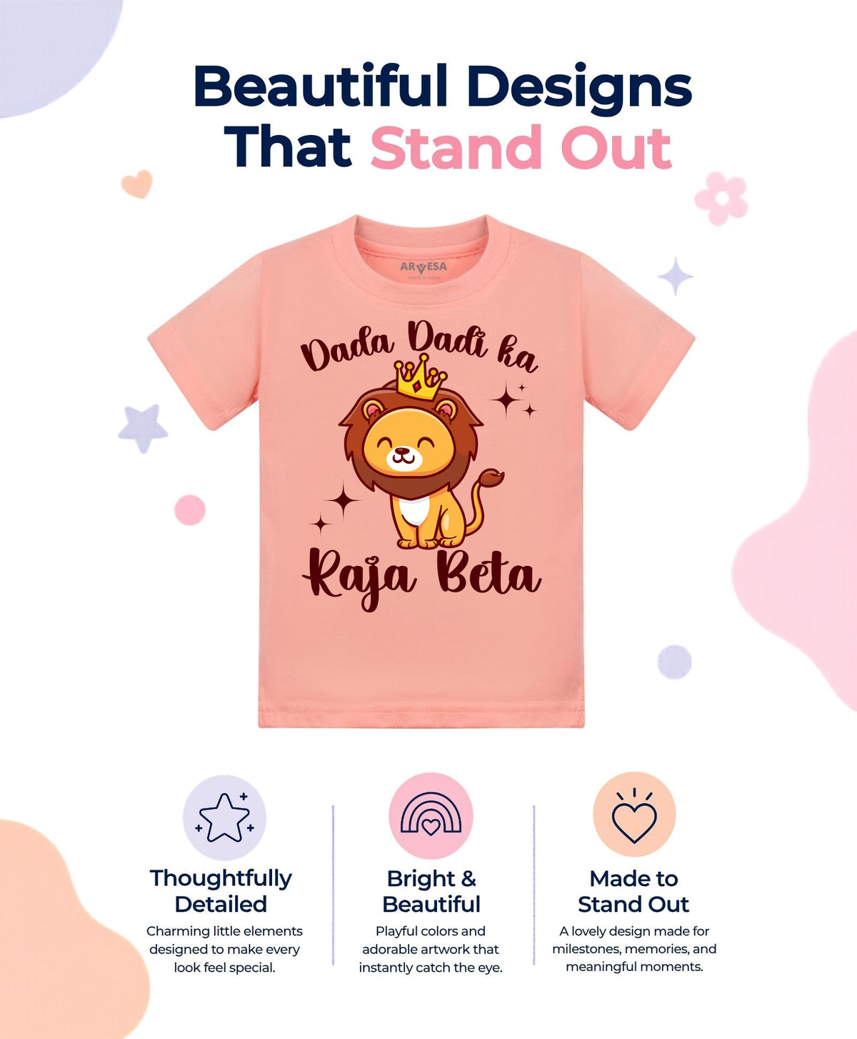 No | Dada Dadi Ka Raja Beta - T-shirt