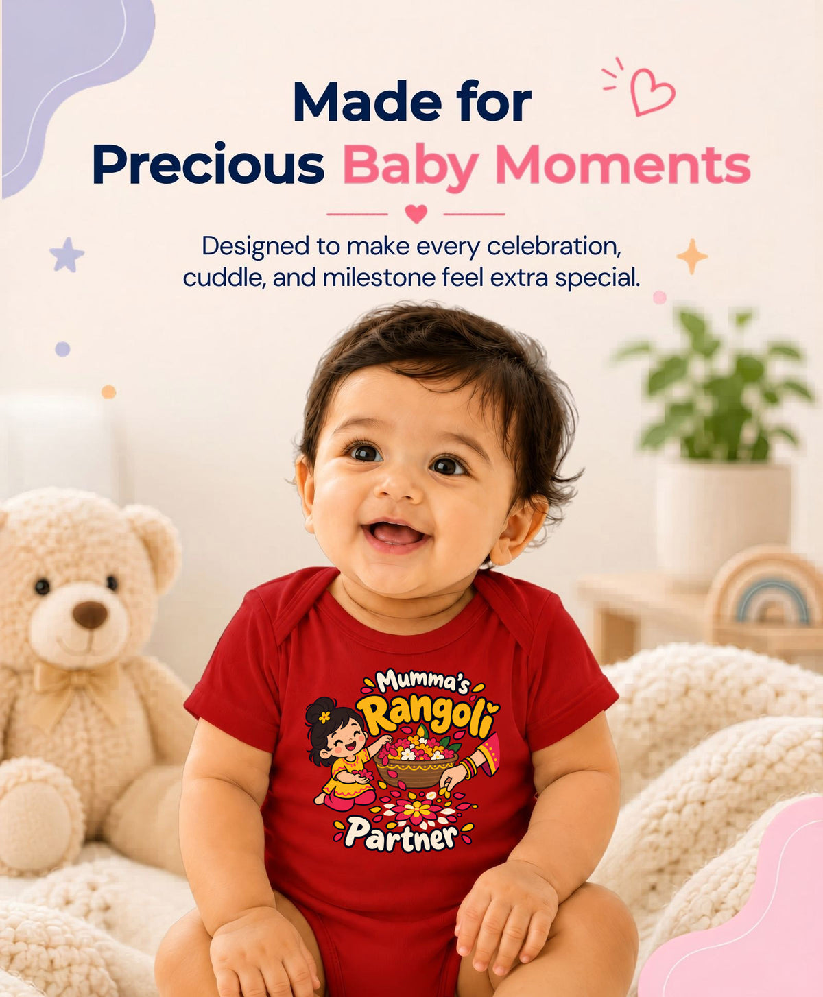 Mumma's Rangoli Partner Diwali - Romper
