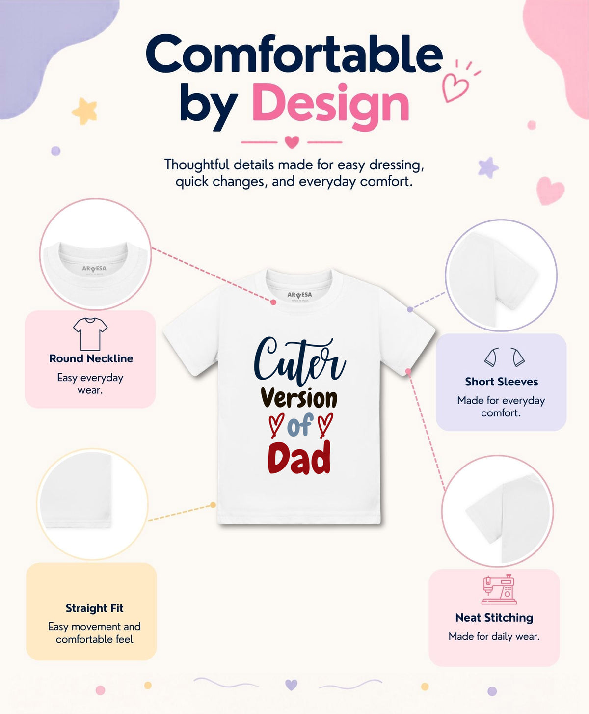No | Cuter Version Of Dad - T-shirt
