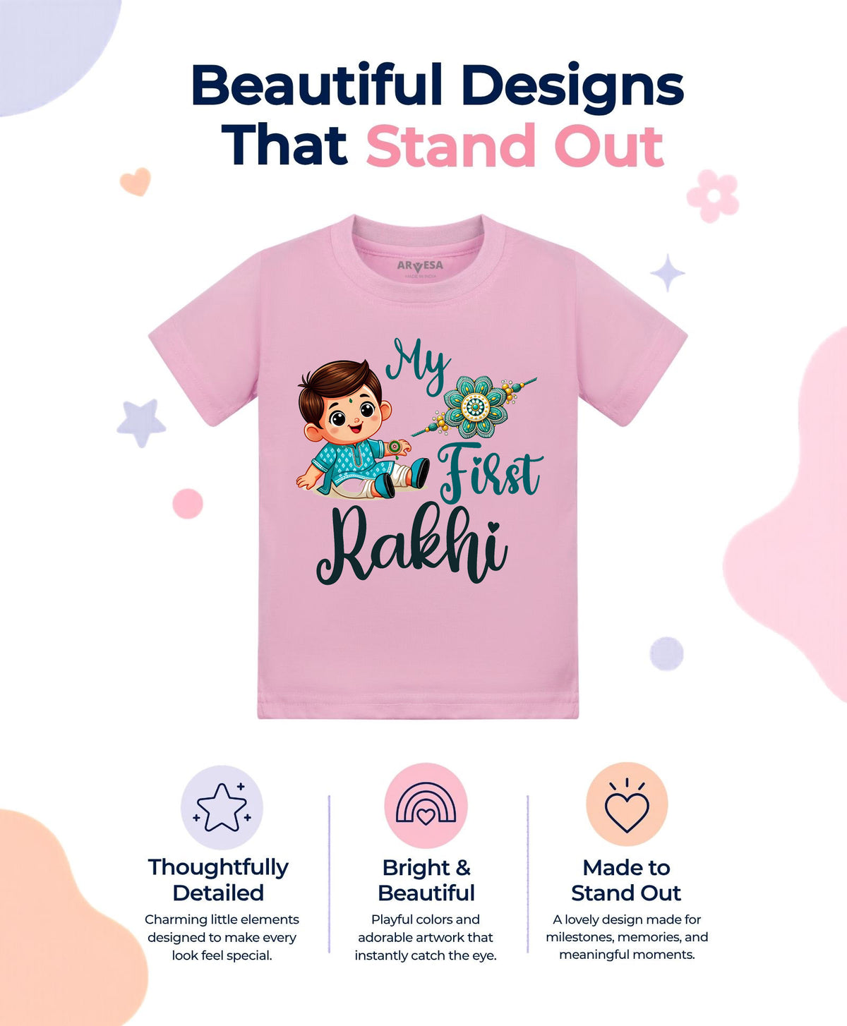 No | My First Rakhi - T-shirt