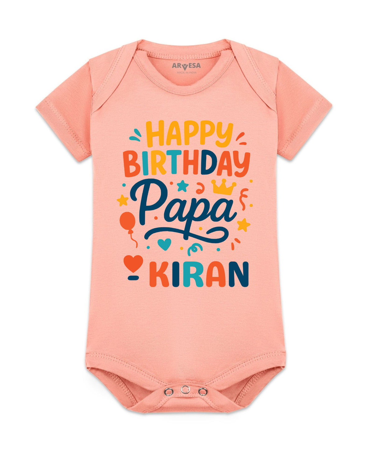 Yes | Happy Birthday Papa Dad Birthday - Romper