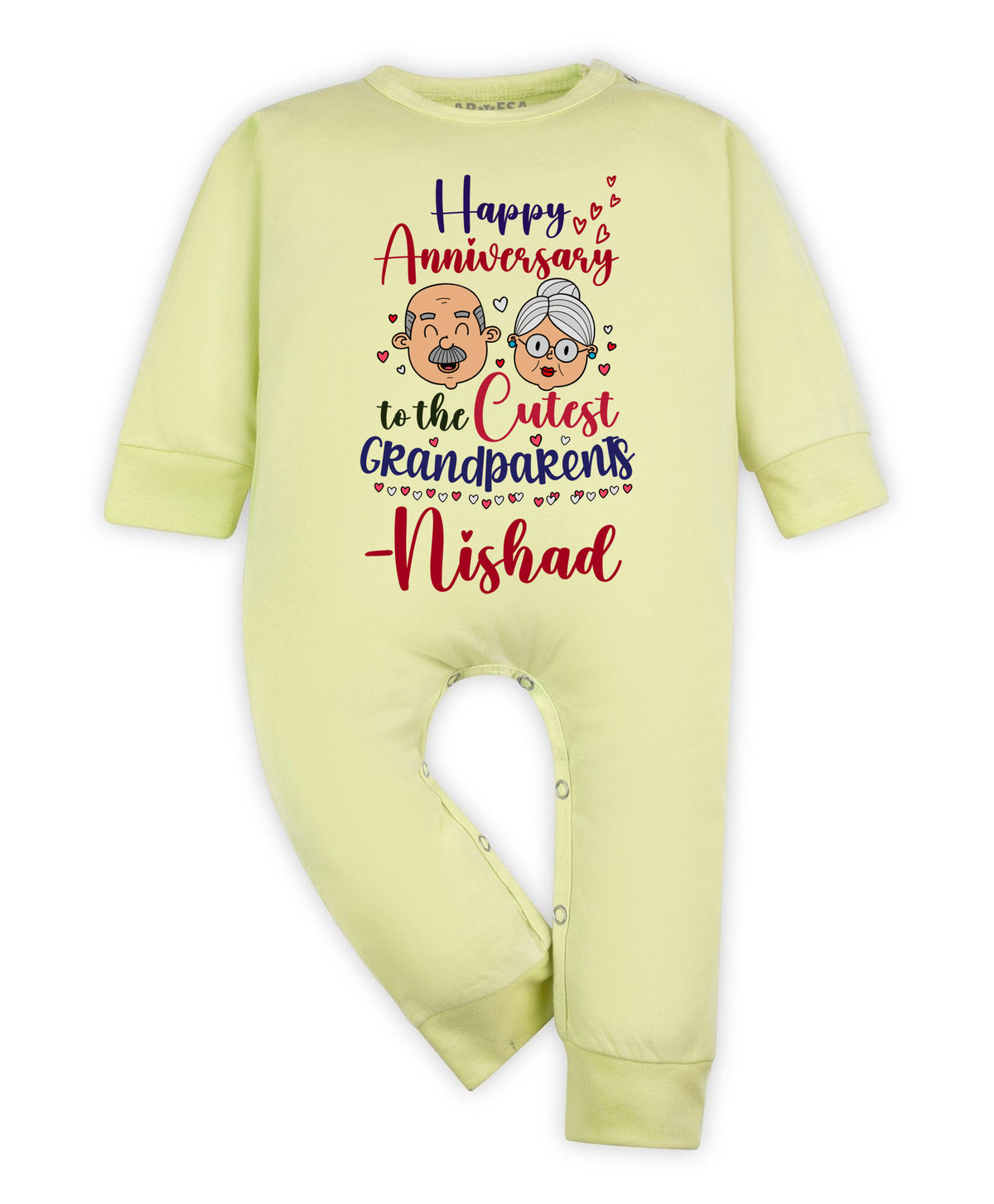 Yes | Happy Anniversay GrandParents Family Anniversary - Jumpsuit