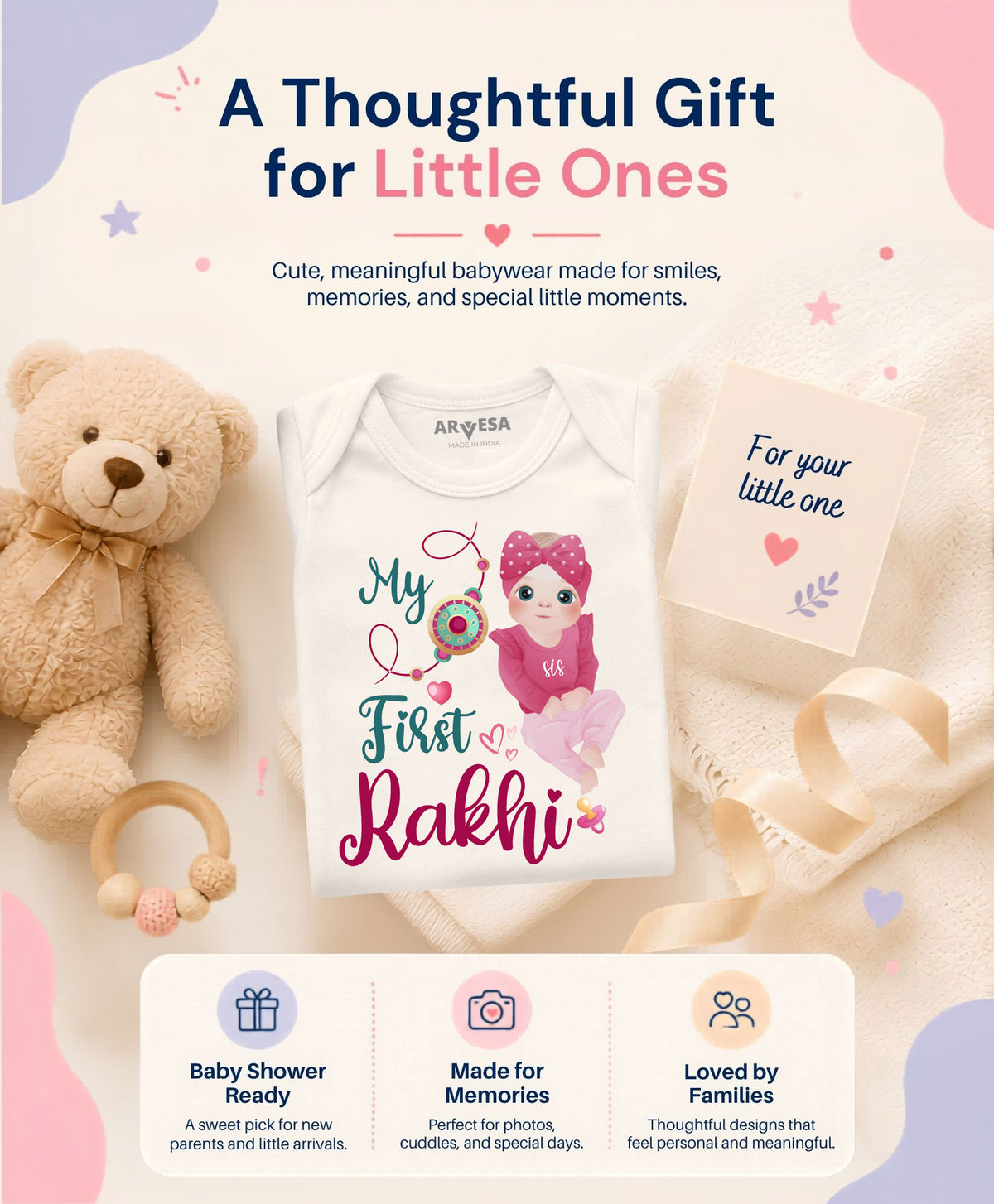 No | My First Rakhi - Romper