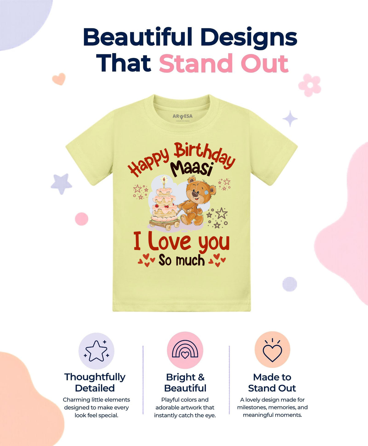 No | Happy Birthday Maasi Family Birthday - T-shirt