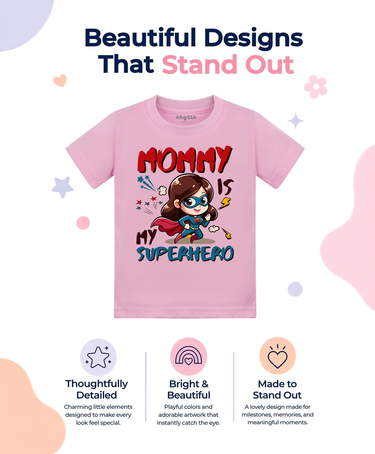 No | Mommy Is My Superhero - T-shirt