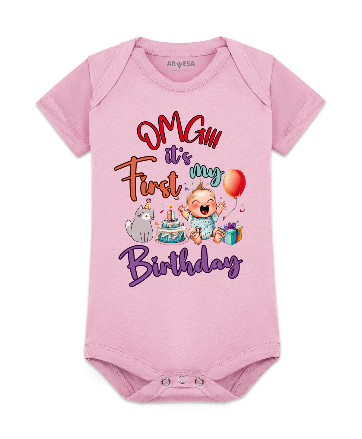 No | One Year Birthday - Romper