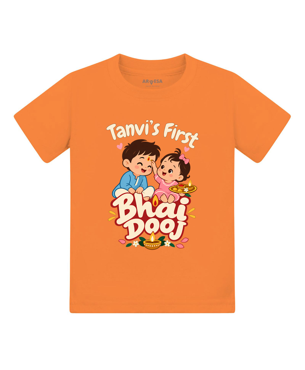 Yes | My First Bhaidooj Diwali - T-shirt