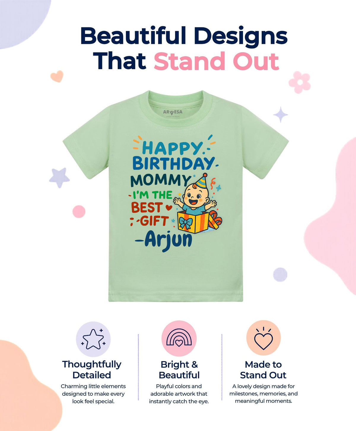 Yes | Happy Birthday Mommy I'm The Best Gift Mom Birthday - T-shirt