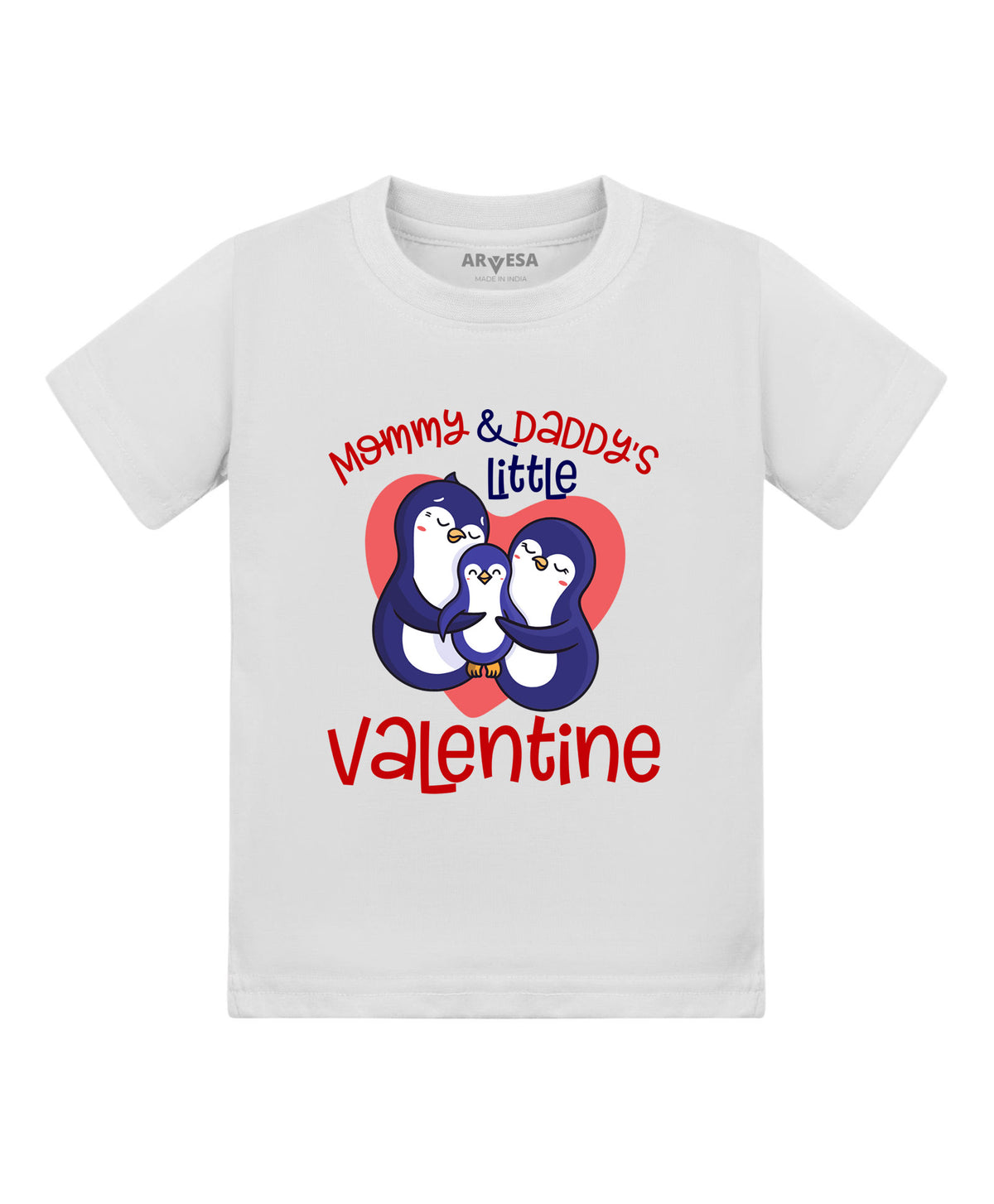 No | Mommy And Daddy Little Valentine - T-shirt