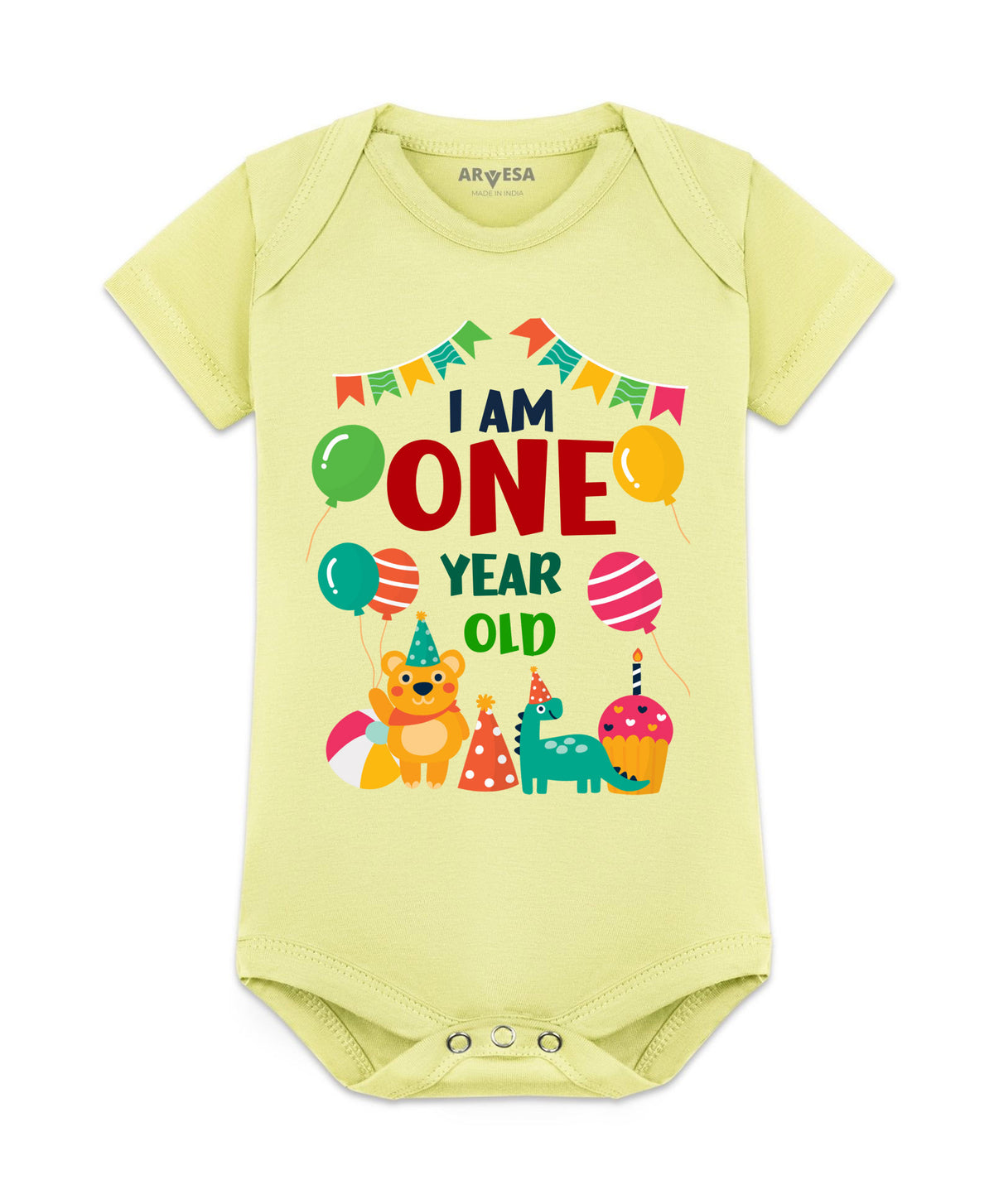 No | One Year Birthday - Romper