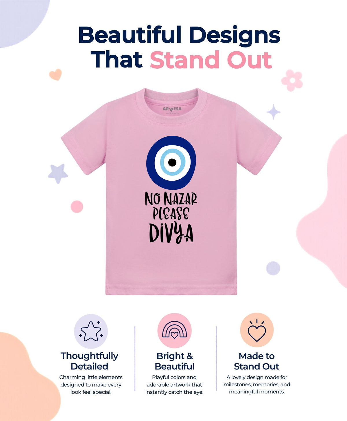 Yes | No Nazar Please Quirky - T-shirt