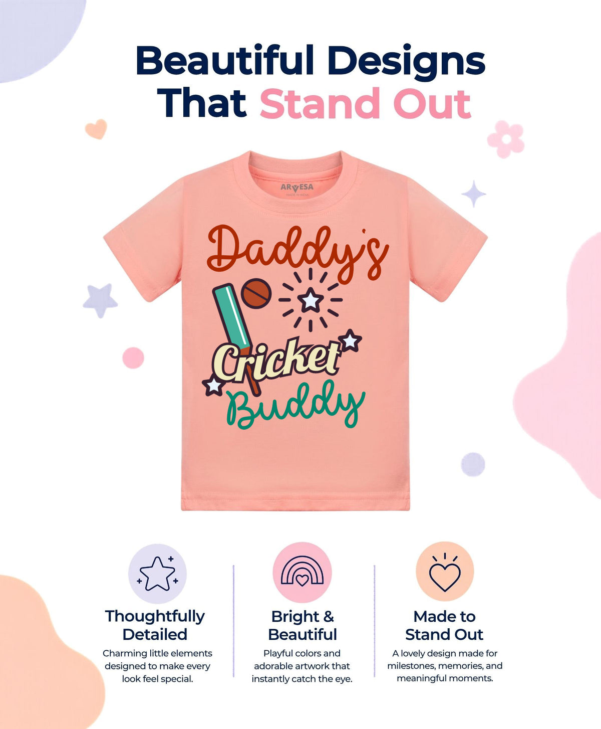 No | Daddy Cricket Buddy - T-shirt