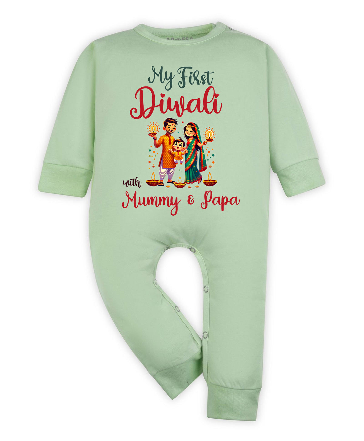 No | My First Diwali - Jumpsuit