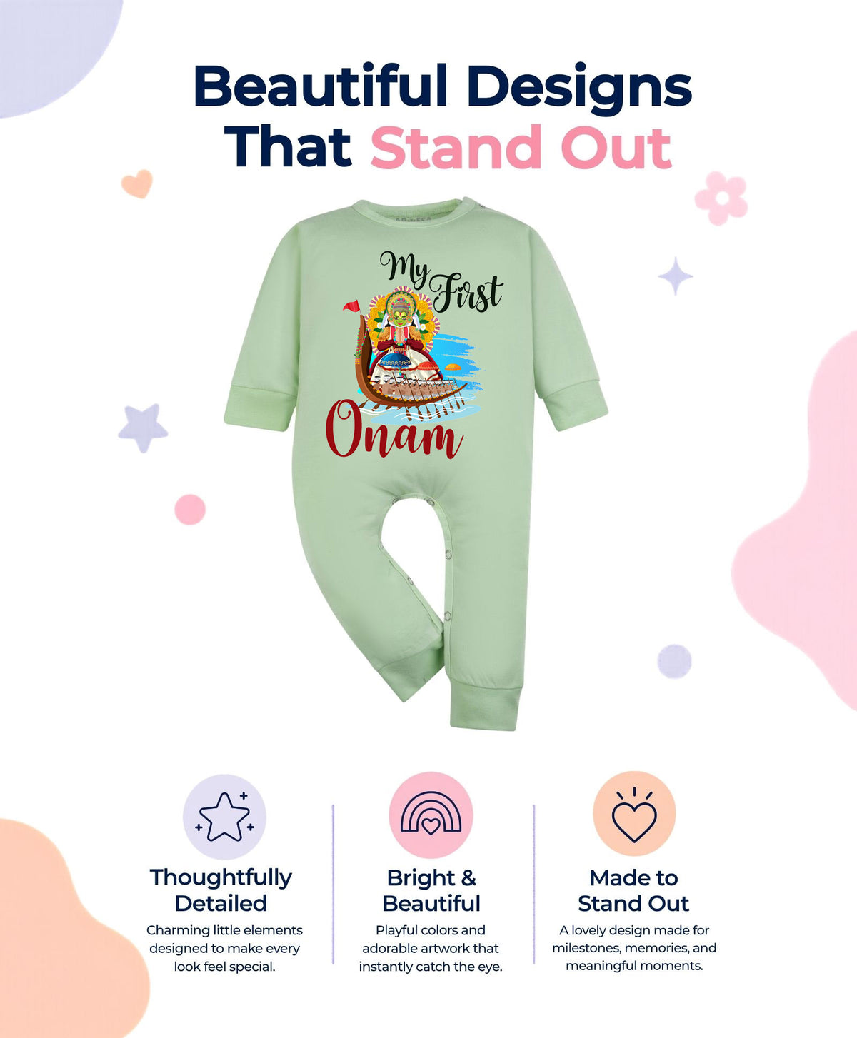 No | My First Onam - Jumpsuit