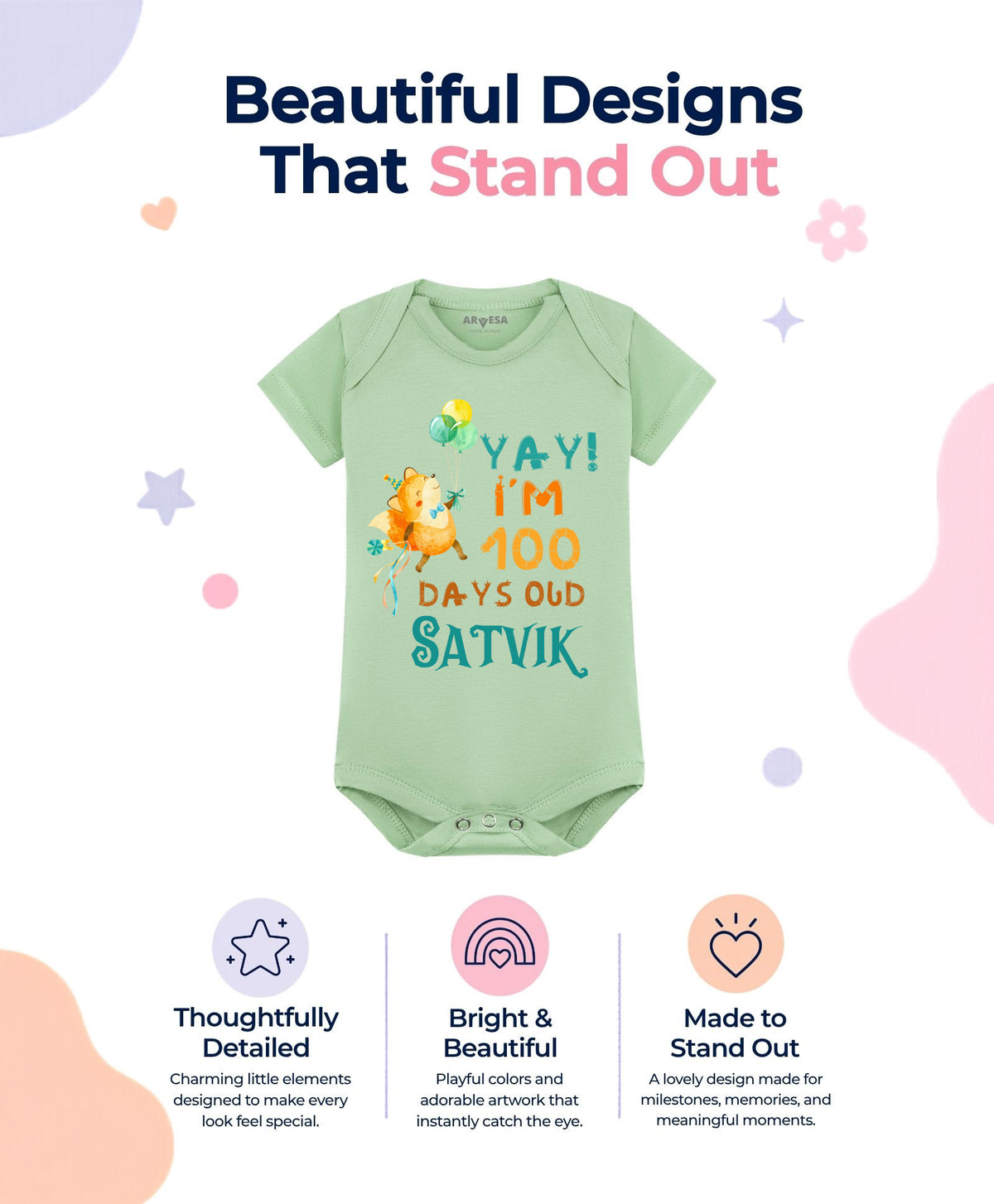 Yes | 100 Days Birthday - Romper