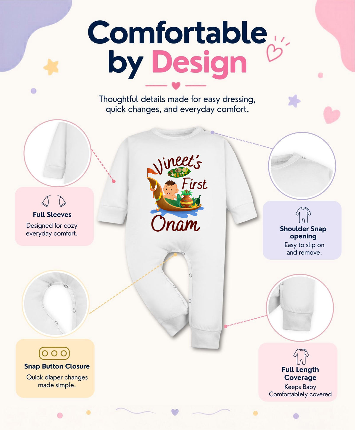 Yes | My First Onam - Jumpsuit