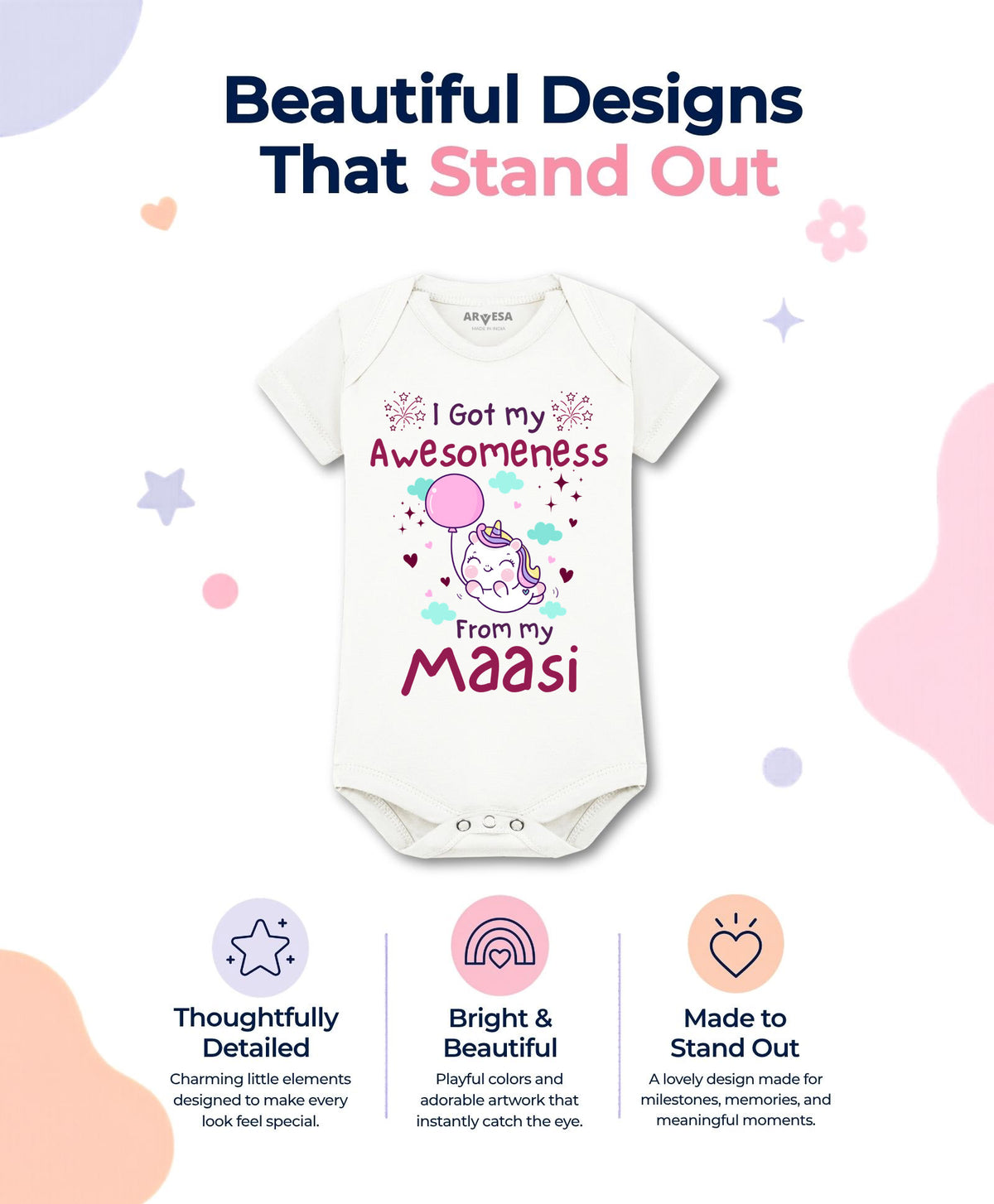 No | I Got Awesomeness From Maasi - Romper