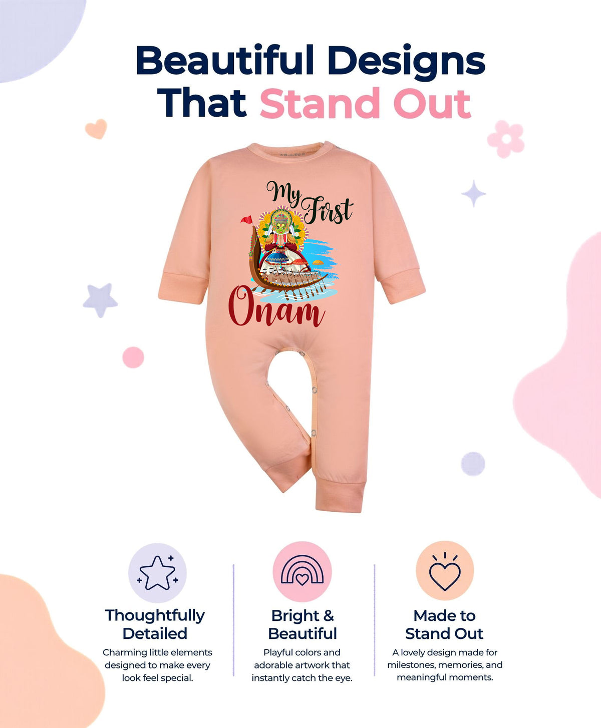 No | My First Onam - Jumpsuit