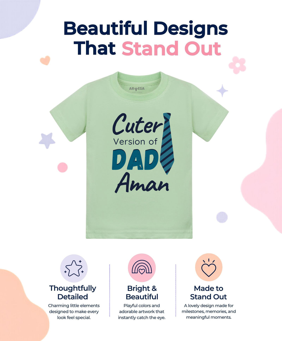Yes | Cutest Version Of Dad - T-shirt