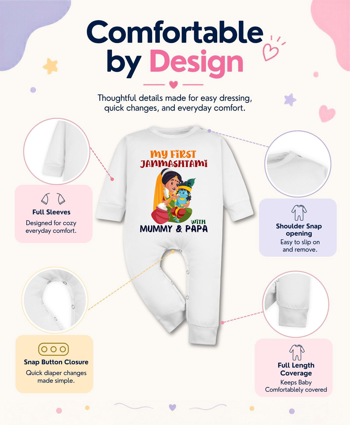 No | My First Janmashtami - Jumpsuit