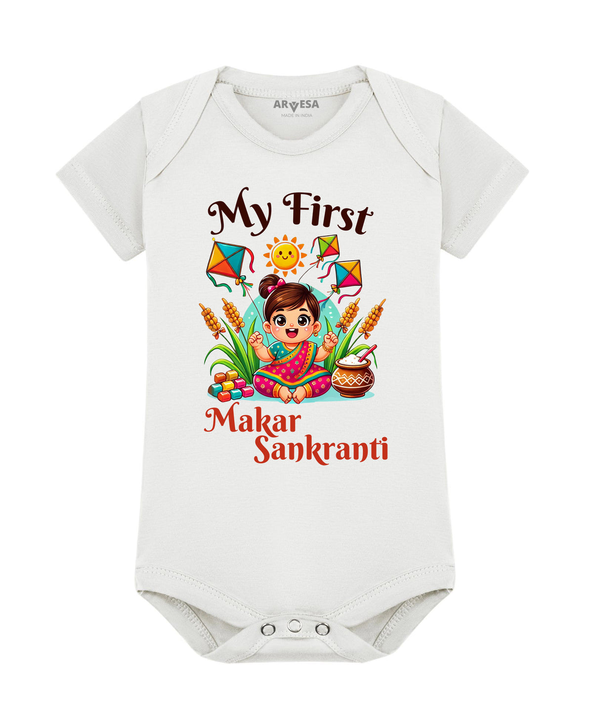 No | My First Makar sankranti - Romper