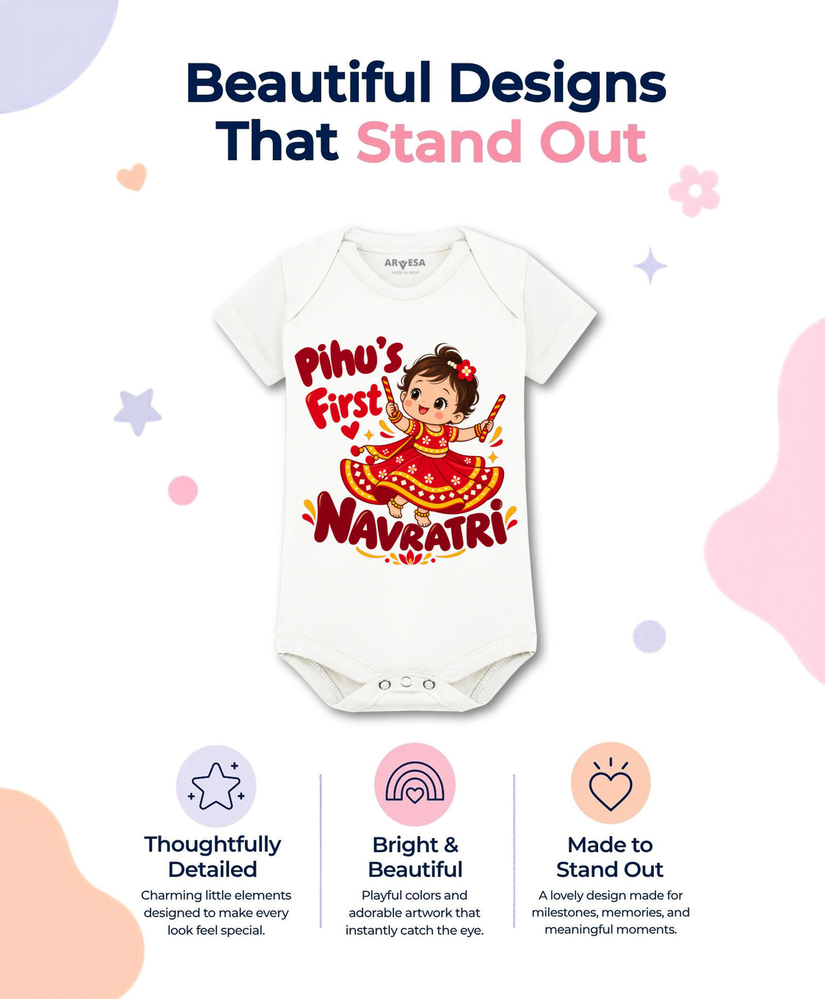 Yes | My First Navratri - Romper