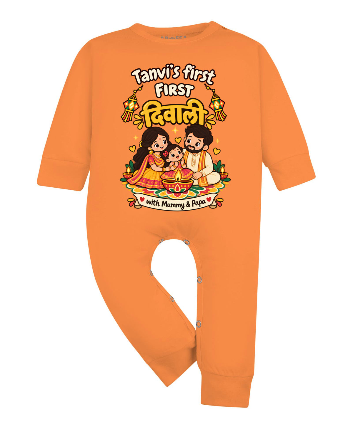 Yes | My First Diwali With Mummy & Papa - Jumpsuit