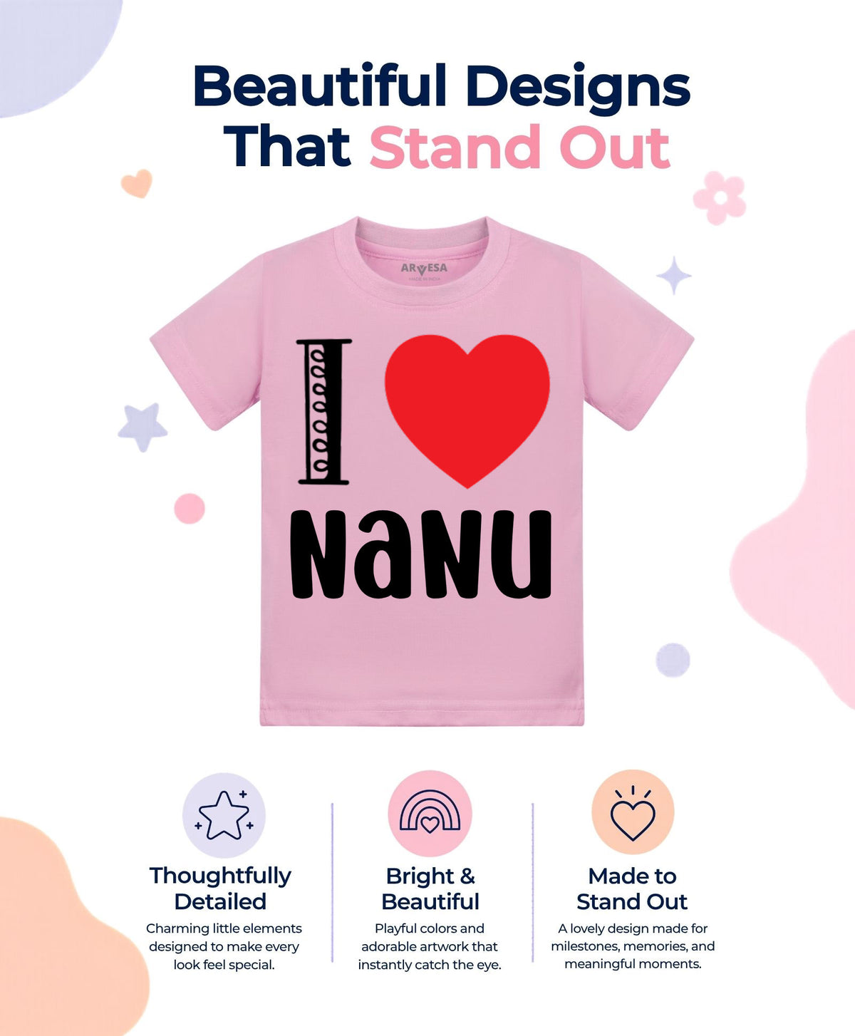 No | I Love Nanu Nana Nani - T-shirt