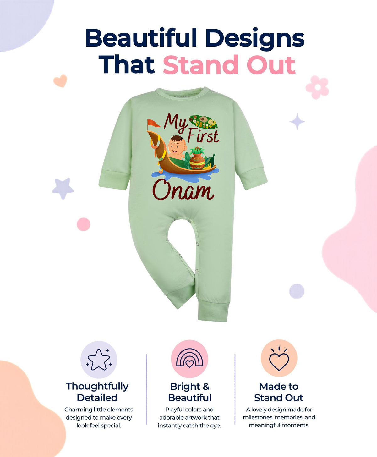 No | My First Onam - Jumpsuit