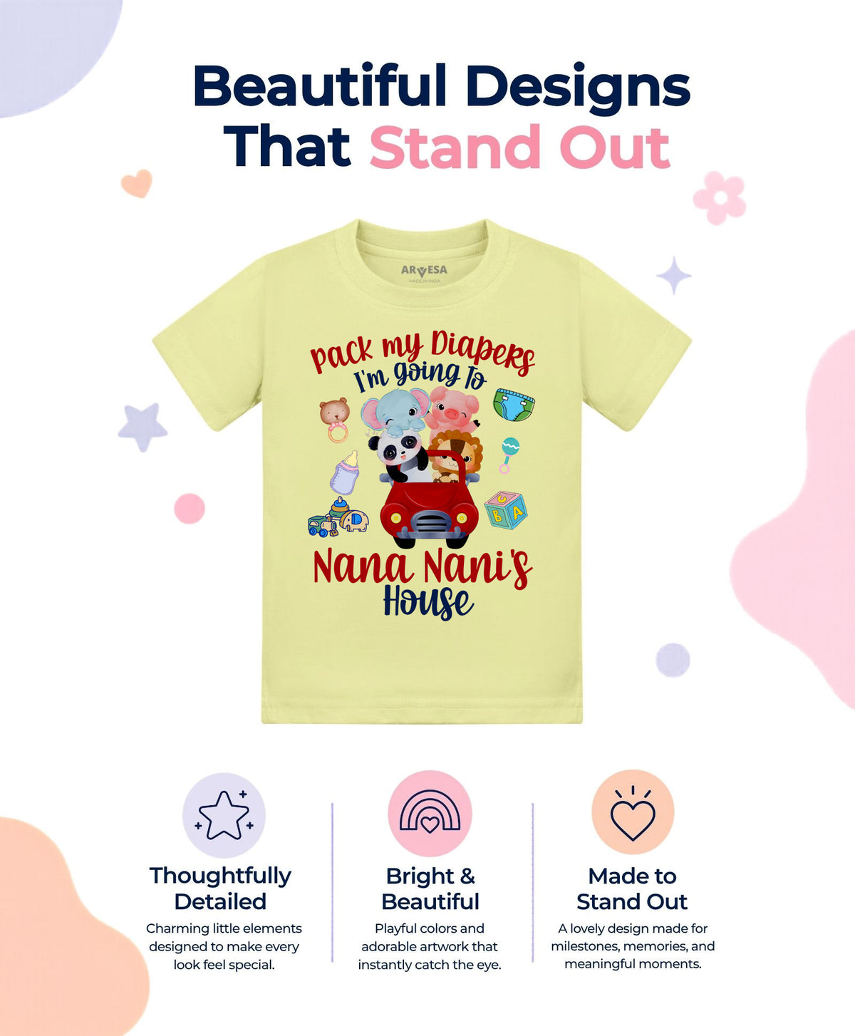 No | I Am Going To Nana Nani House - T-shirt