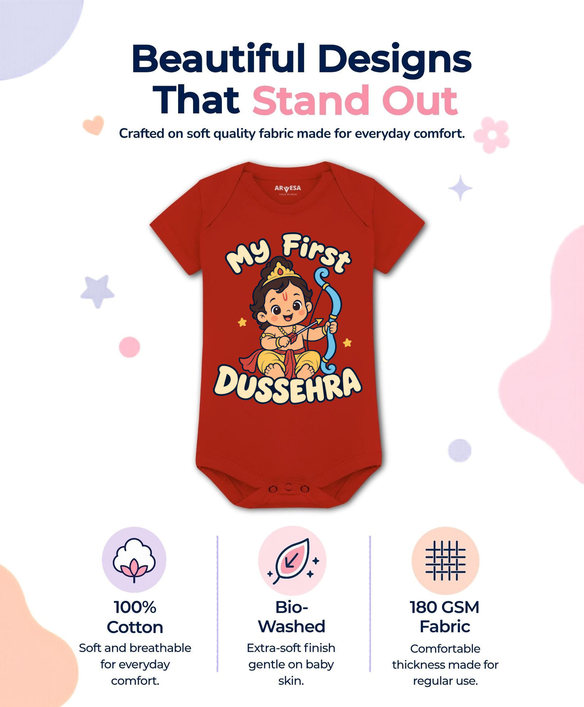 No | My First Dussehra - Romper