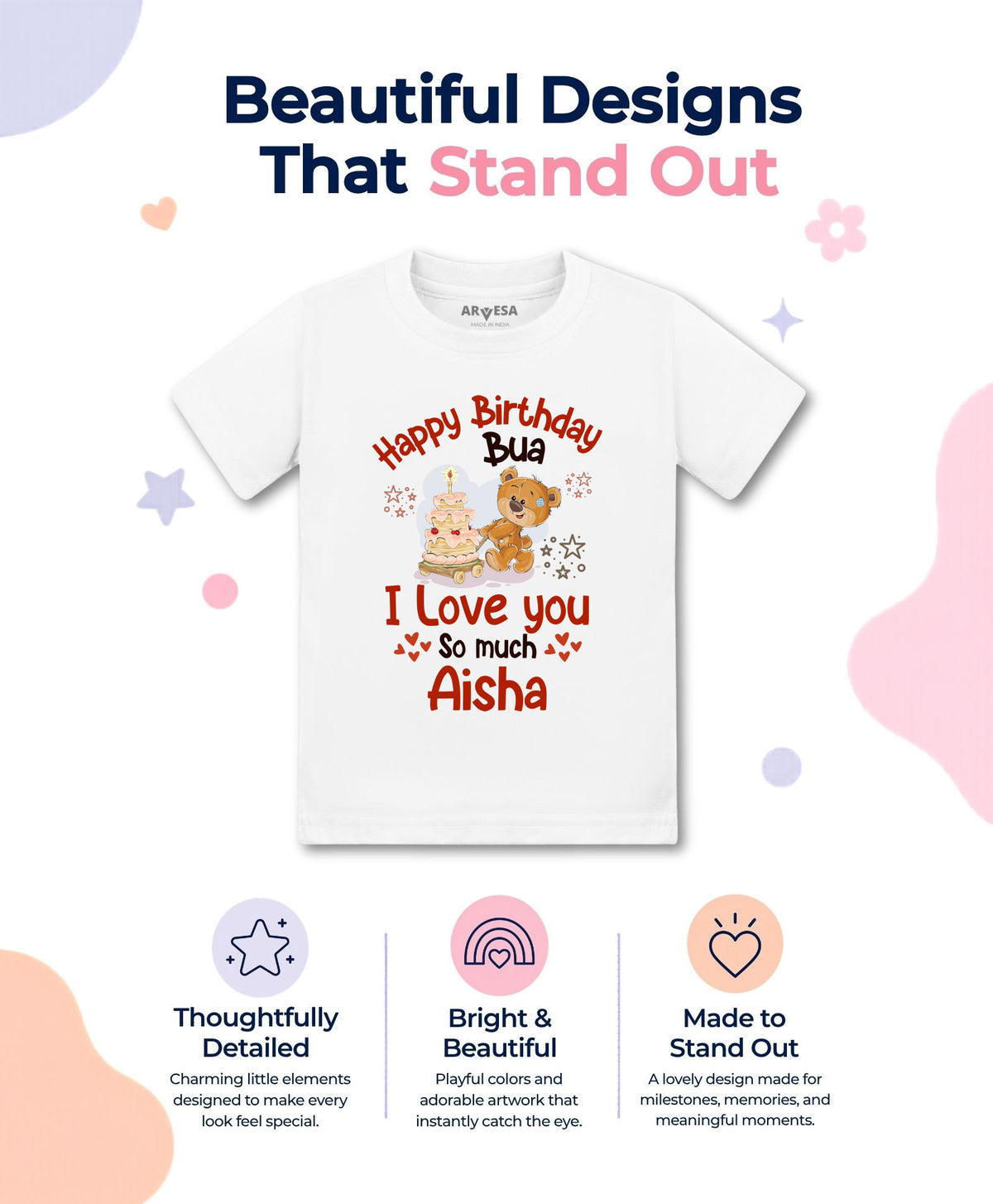 Yes | Happy Birthday Bua Family Birthday - T-shirt