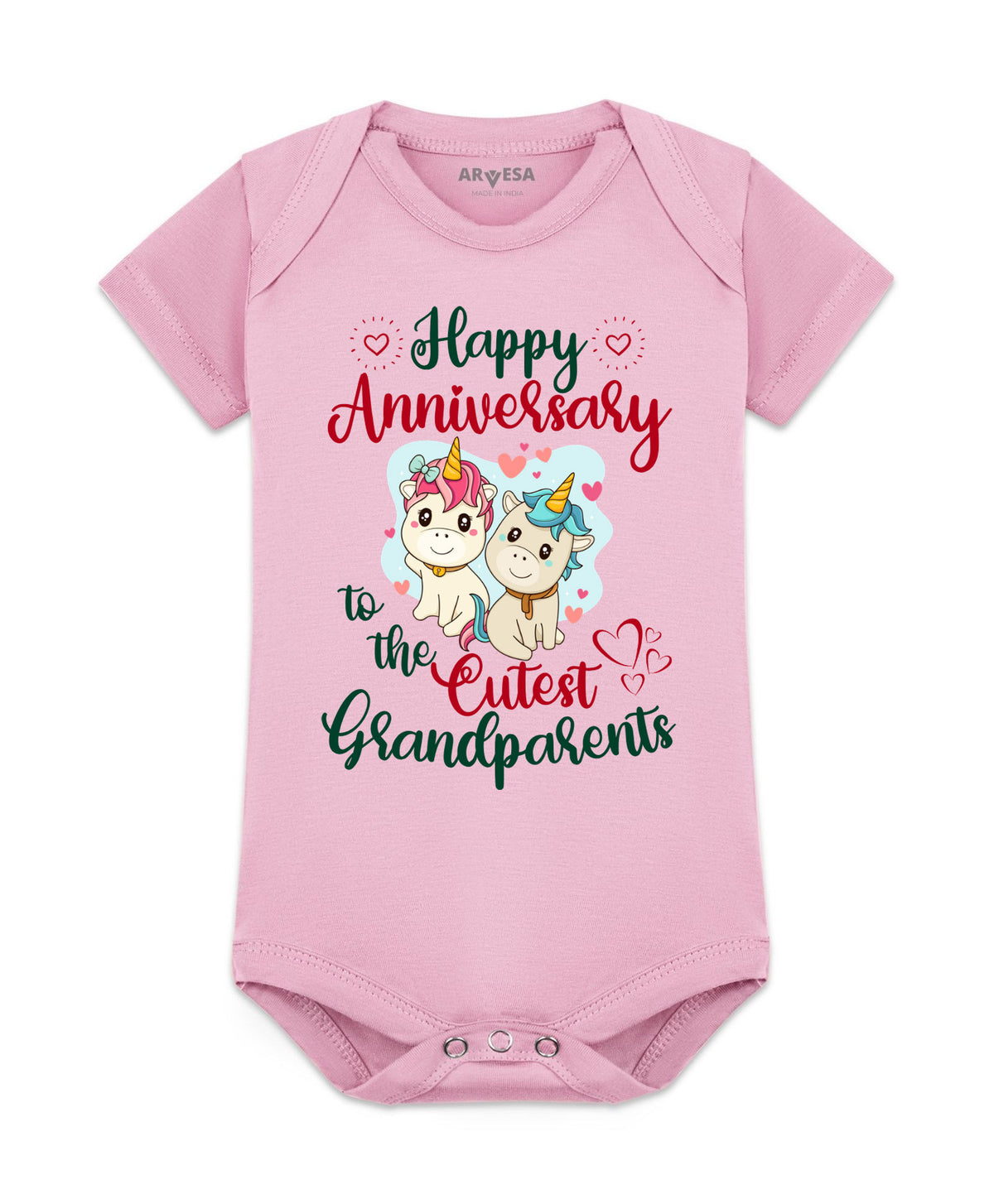 No | Happy Anniversay GrandParents Family Anniversary - Romper